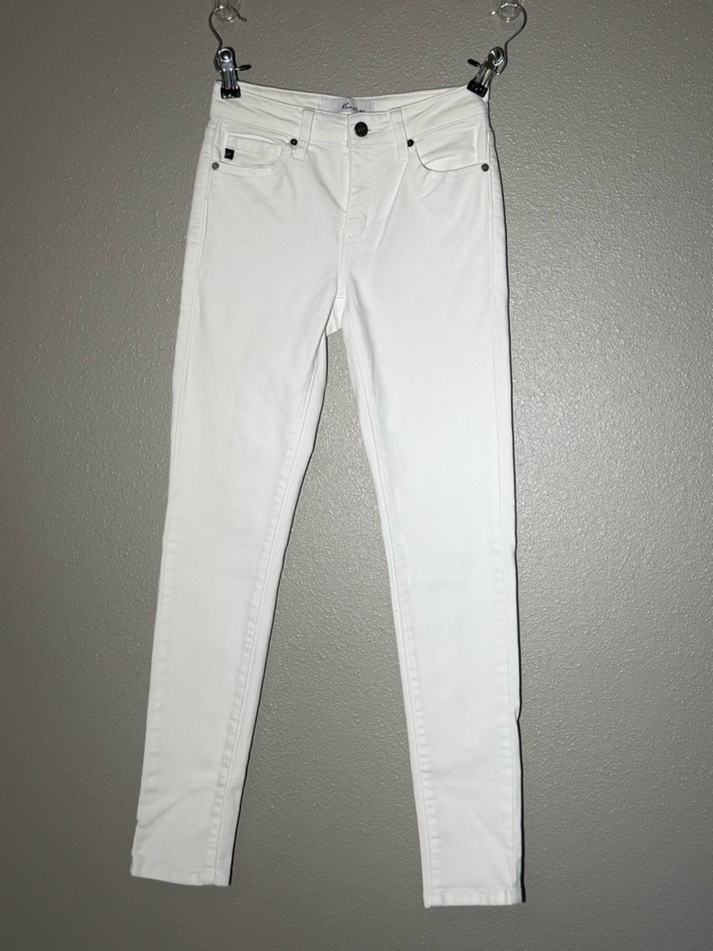 KanCan White Skinny Stretch Jeans